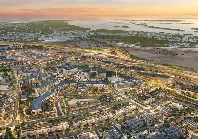 The AED15-billion Jubail Island project marked the completion of its first village, Nad Al Dhabi.